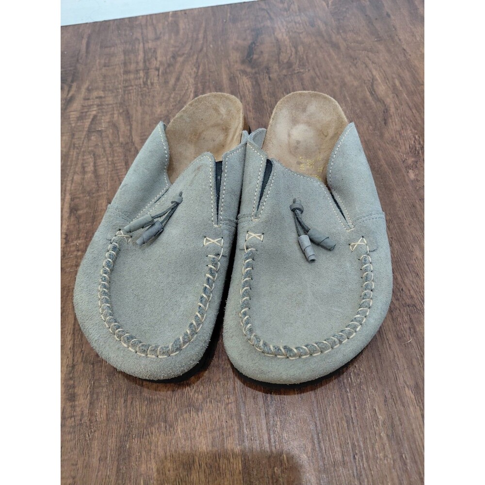 Papillio Madagascar Gray Suede Slip On Shoes Size 41EU 10US Regular